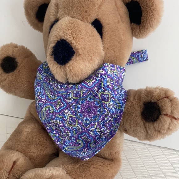 Artisan Other - 2/$20 Purple paisley dog bandana tie on style